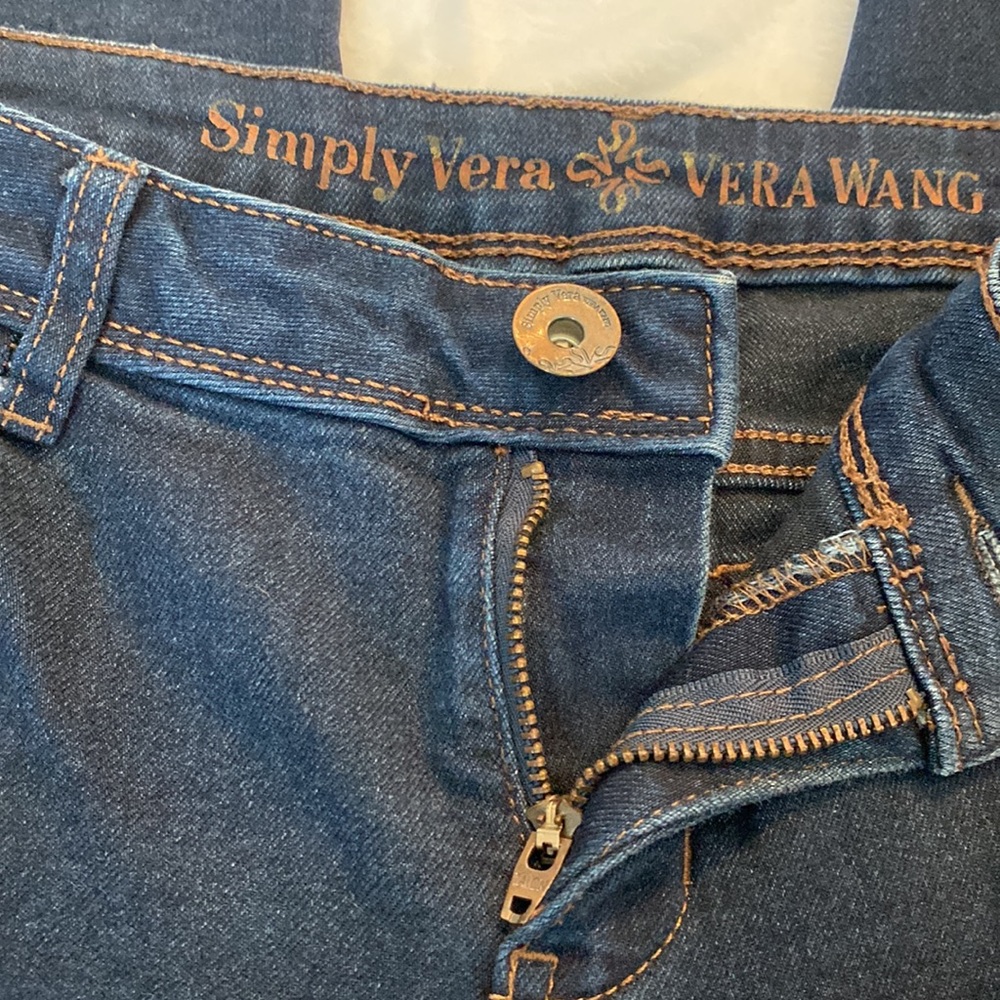 Simply Vera Vera Wang Skinny Dark Wash Jeans - Picture 7 of 7